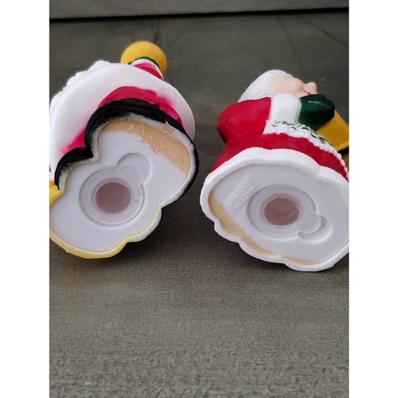 Vtg McCrory Santa & Mrs Clause Salt n Pepper Shakers Hong Kong Christmas NOS(z) - Picture 7 of 9